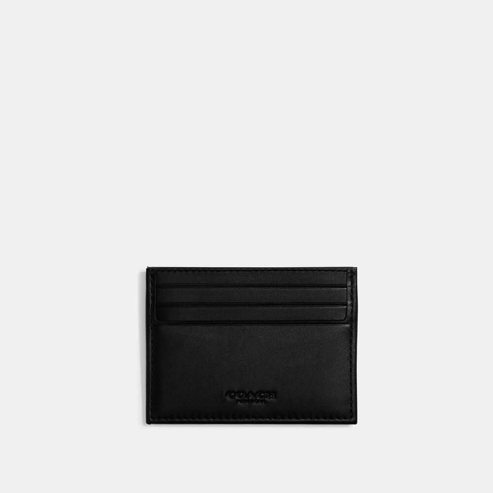 Coach Card Case In Signature Jacquard Cover