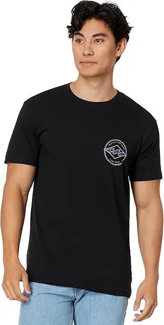 Billabong Rotor Diamond Short Sleeve Graphic Tee (Black) Men's Clothing Cover