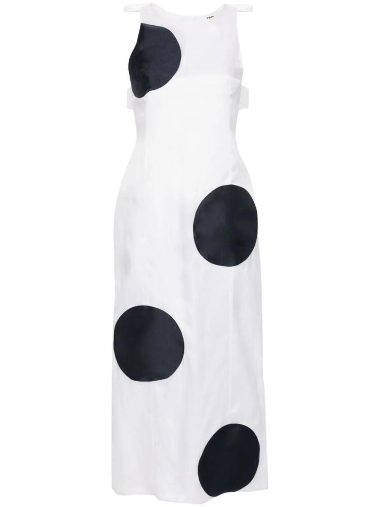 Vivetta Mikado midi dress - White Cover