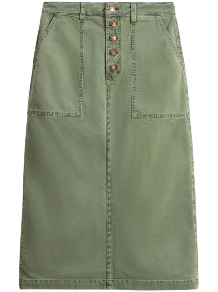 Woolrich cotton midi skirt - Green Cover