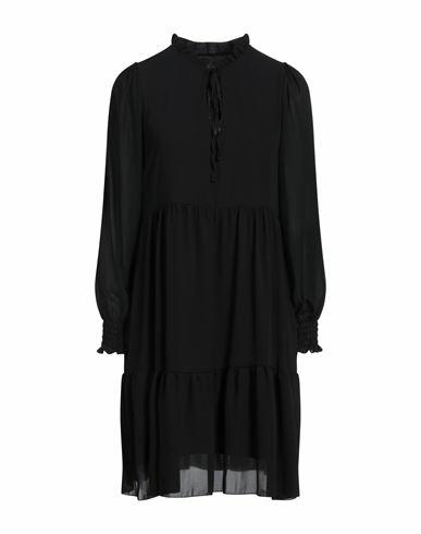 Boutique De La Femme Woman Mini dress Black Polyester Cover