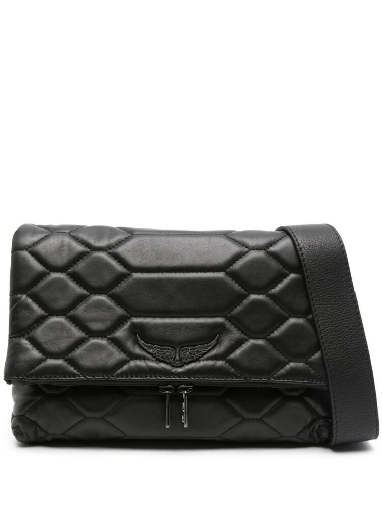 Zadig&Voltaire Rocky quilted leather shoulder bag - Black Cover