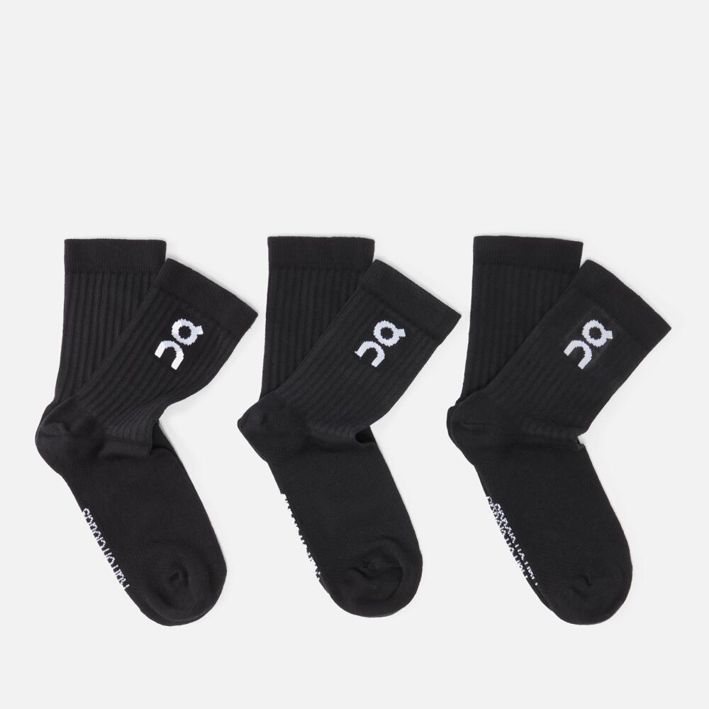 ON Men's 3-Pack Logo Socks - Black Cover