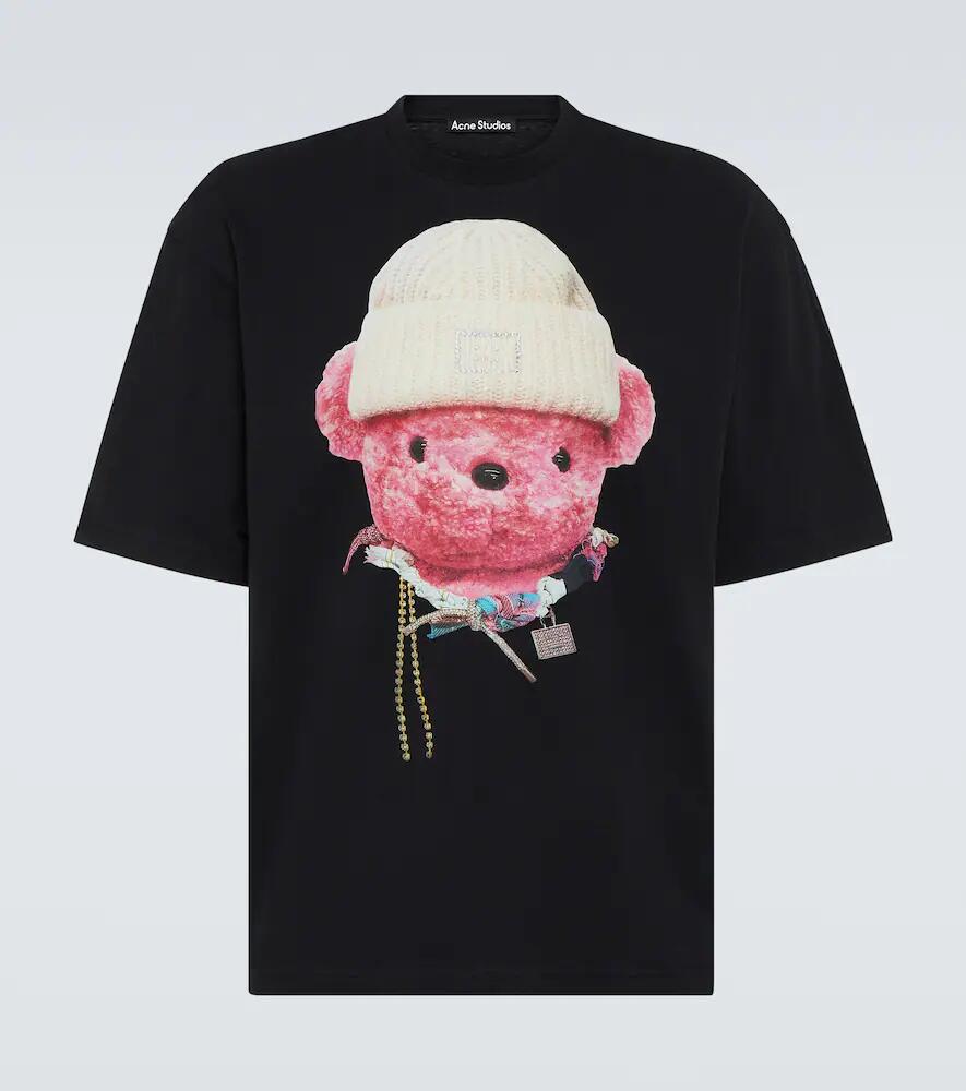 Acne Studios Printed cotton jersey T-shirt Cover