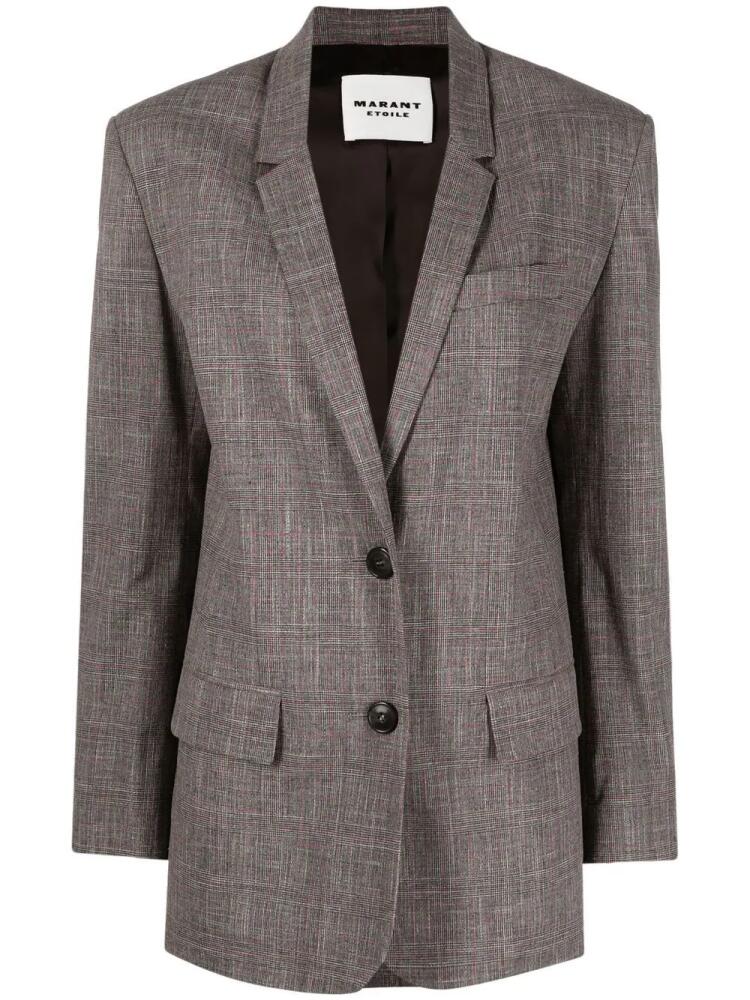 MARANT ÉTOILE single-breasted tailored blazer - Grey Cover