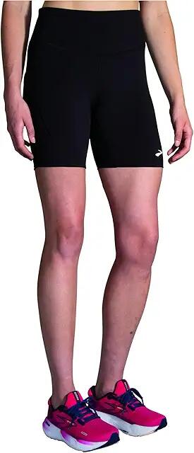 Brooks Spark 8 Short Tights (Black) Women's Clothing Cover