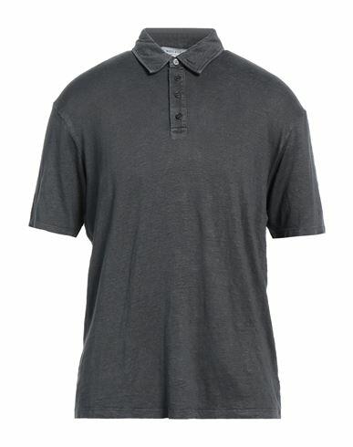 Wool & Co Man Polo shirt Steel grey Cotton Cover