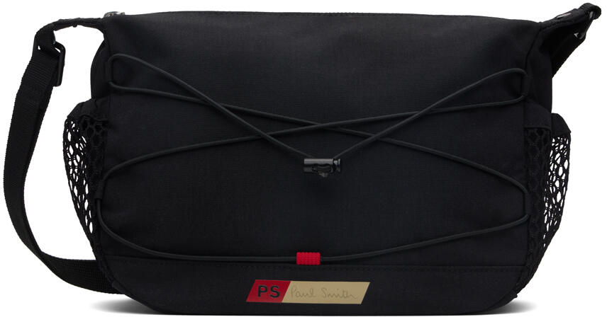 PS by Paul Smith Black Nylon Utilitarian Crossbody Bag Cover