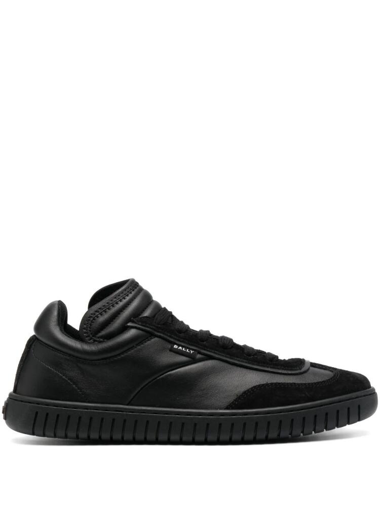 Bally Player lace-up leather sneakers - Black Cover