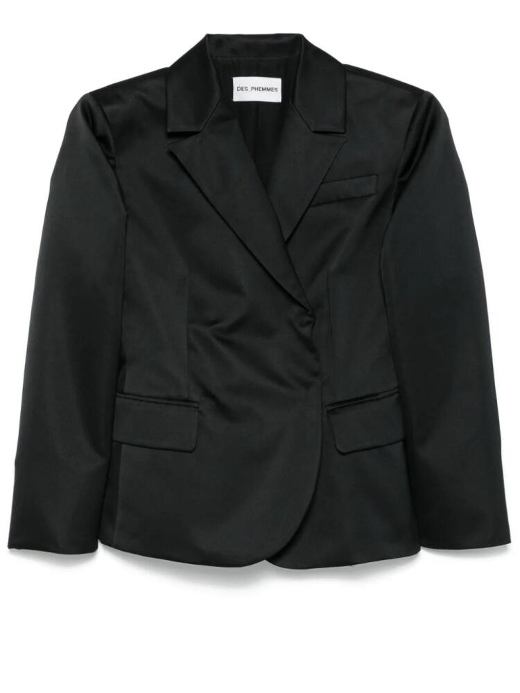 DES PHEMMES double-breasted blazer - Black Cover