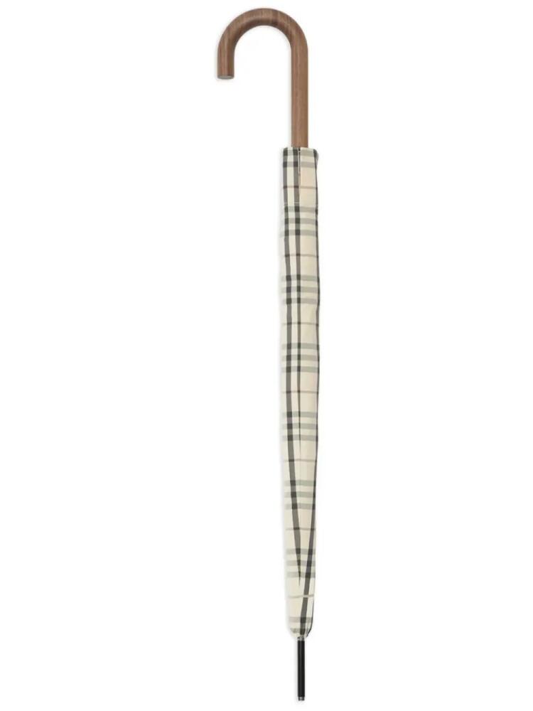 Burberry check-print umbrella - Neutrals Cover