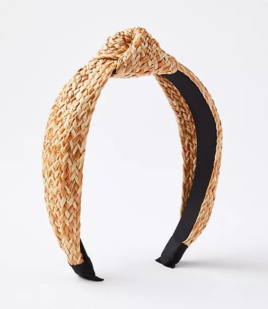 Loft Raffia Knot Headband Cover