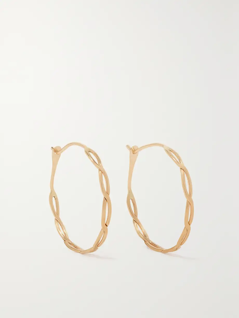 Melissa Joy Manning - 14-karat Recycled Gold Hoop Earrings - One size Cover