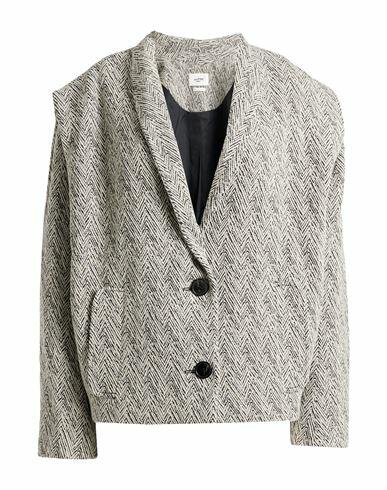 Marant Étoile Woman Blazer Ivory Wool, Acrylic, Polyamide, Polyester, Mohair wool Cover