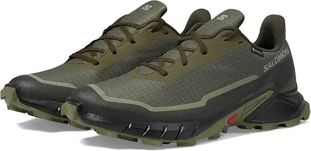 Salomon Alphacross 5 GORE-TEX(r) (Olive Night/Black/Deep Lichen Green) Men's Shoes Cover