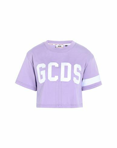 Gcds Woman T-shirt Lilac Cotton Cover