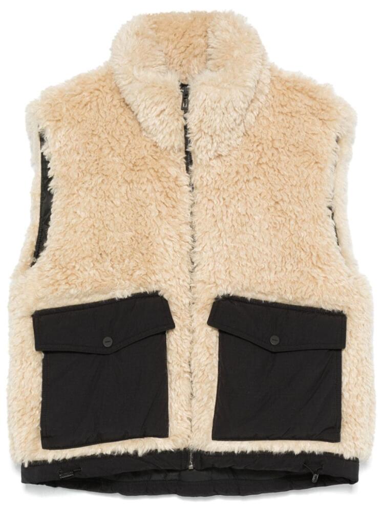 HUGO faux-fur gilet - Neutrals Cover