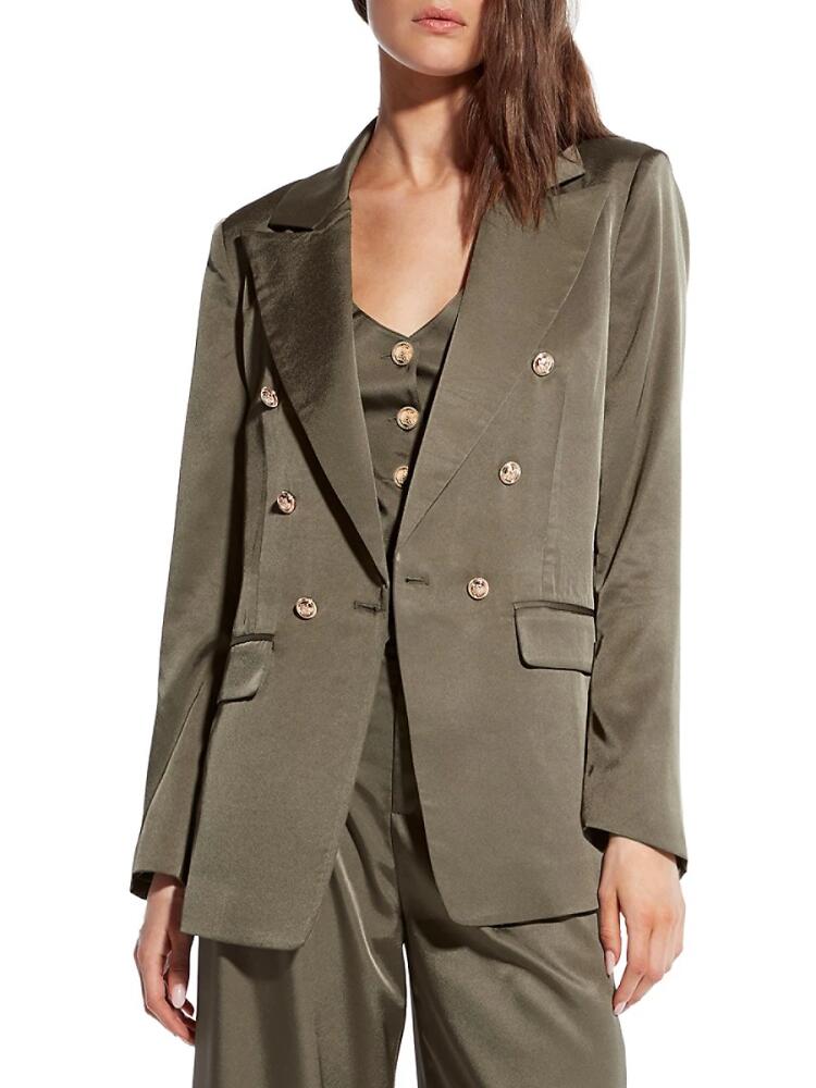 AS by DF Women's Sasha Classic Fit Double Breasted Blazer - Martini Cover