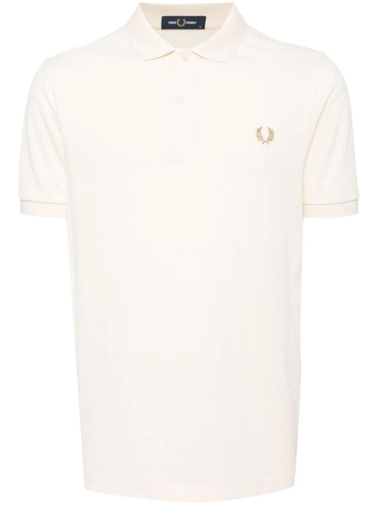 Fred Perry M6000 cotton-piqué polo shirt - White Cover