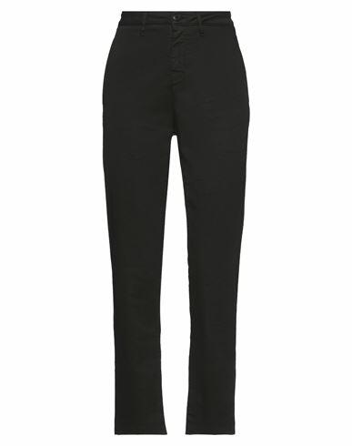 Haikure Woman Pants Black Cotton, Lycra, Elastane Cover