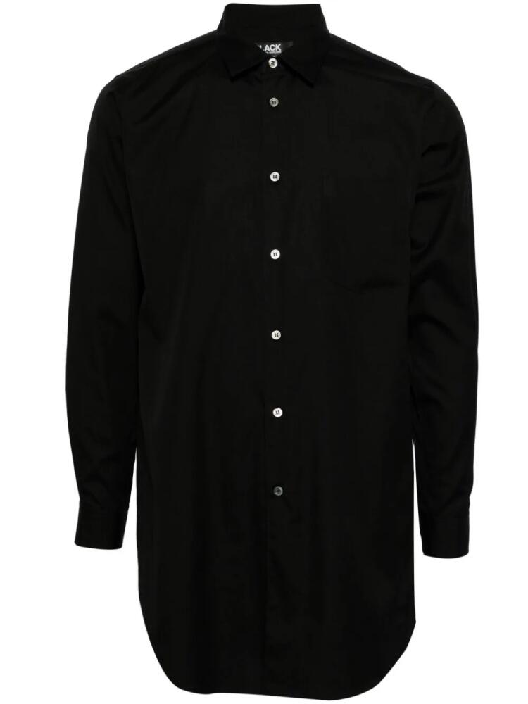 Black Comme Des Garçons classic-collar cotton shirt Cover