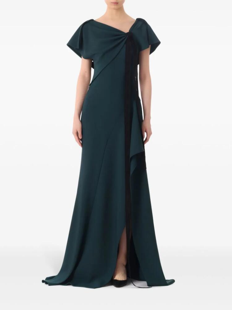 Jason Wu Collection knot-detail ruched gown - Green Cover