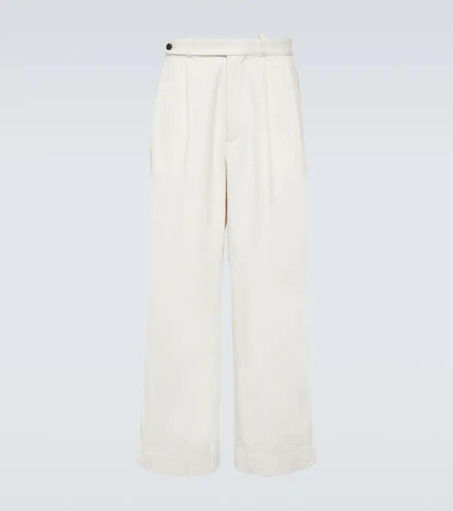 Bode Skunk Tail cotton wide-leg pants Cover