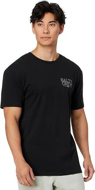 Salty Crew Brother Bruce Premium Short Sleeve Tee (Black) Men's T Shirt Cover