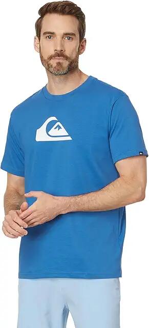 Quiksilver Comp Logo Mt0 Screen Tee (Star Sapphire) Men's T Shirt Cover