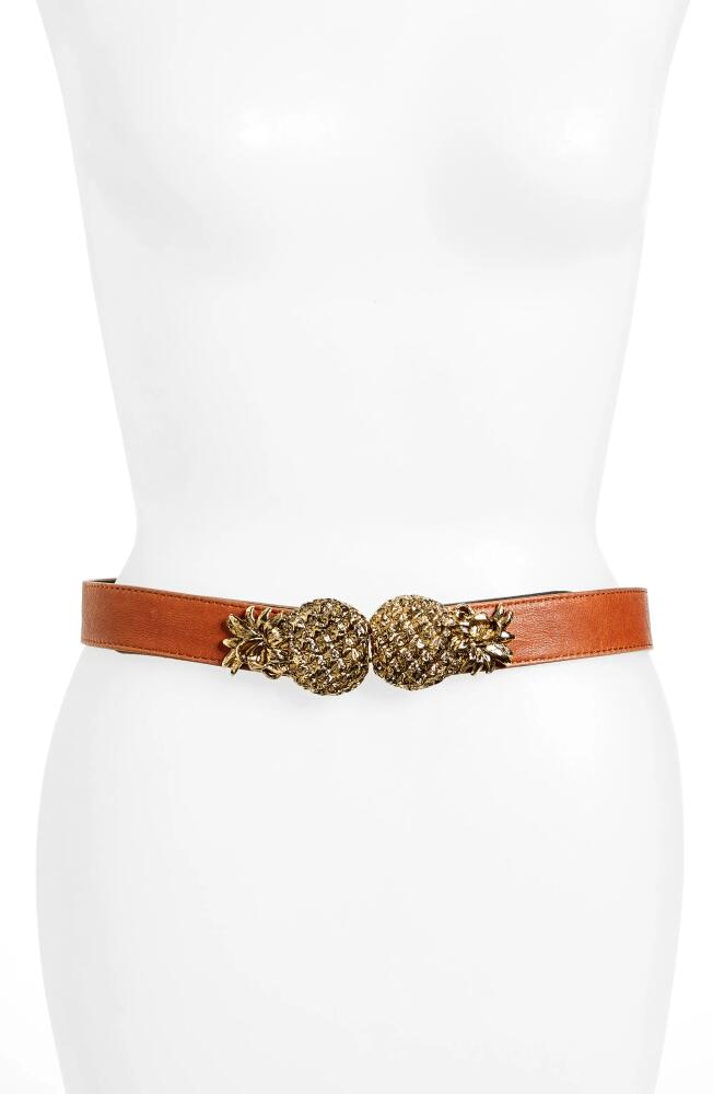 Raina Pina Leather Belt in Brown Cover