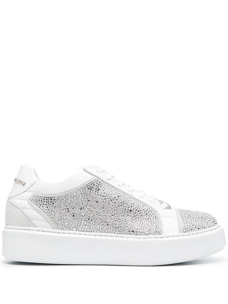 Philipp Plein Lo-Top Crystal sneakers - White Cover