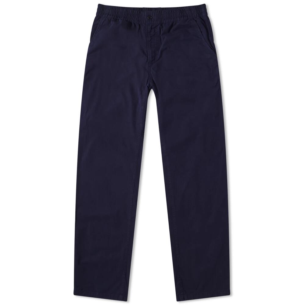 A.P.C. Men's Chuck Canvas Work Pant in Dark Navy Cover