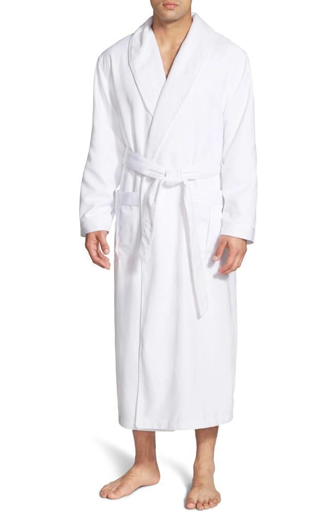 Majestic International Fleece Lined Robe in White Cover