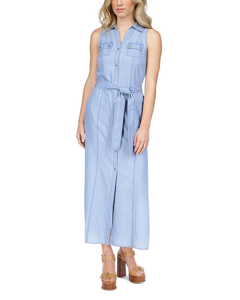 Michael Kors Belted Maxi Shirtdress Cover