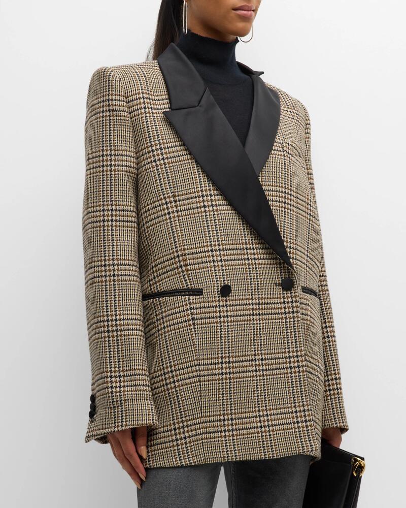 DOROTHEE SCHUMACHER Graphic Elegance Houndstooth Plaid Jacket Cover