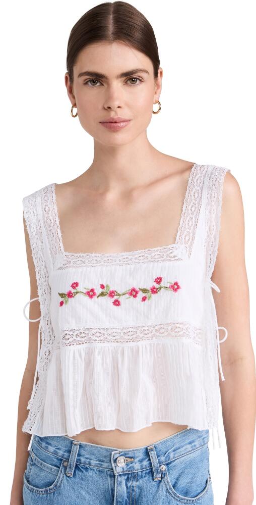 For Love & Lemons Jolene Top White Cover