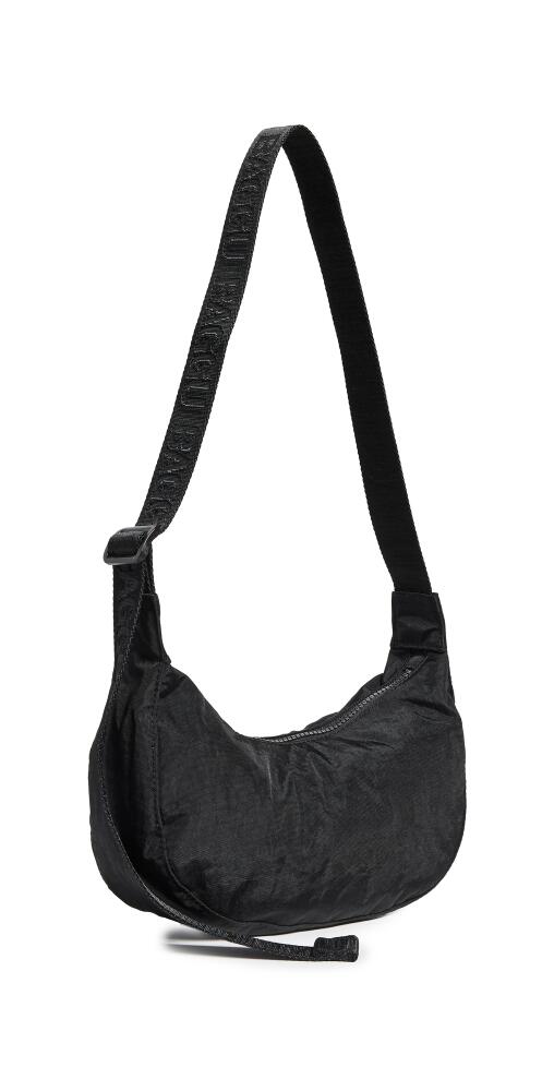 BAGGU Small Nylon Crescent Bag Black Cover