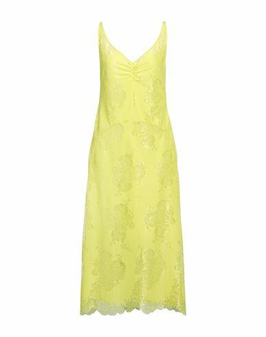 Anna Molinari Woman Midi dress Yellow Polyester Cover