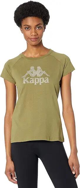 Kappa Authentic Shaira (Green Olive) Women's Clothing Cover