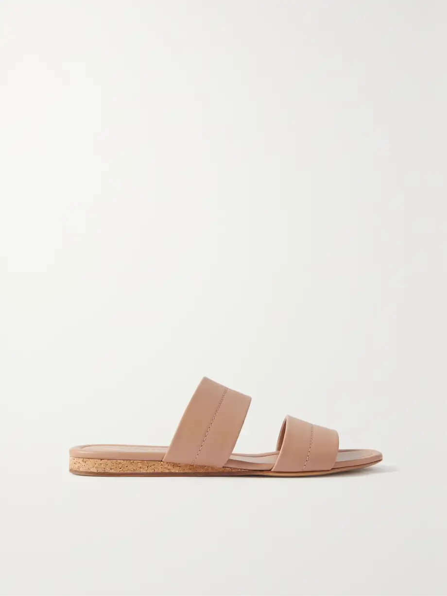 Gabriela Hearst - Lora Leather Slides - Neutrals Cover