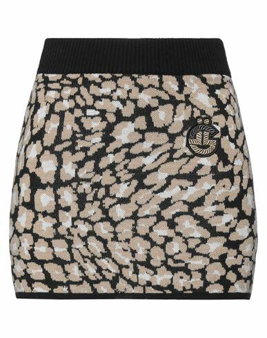 Gaëlle Paris Woman Mini skirt Beige Acrylic, Viscose, Wool Cover