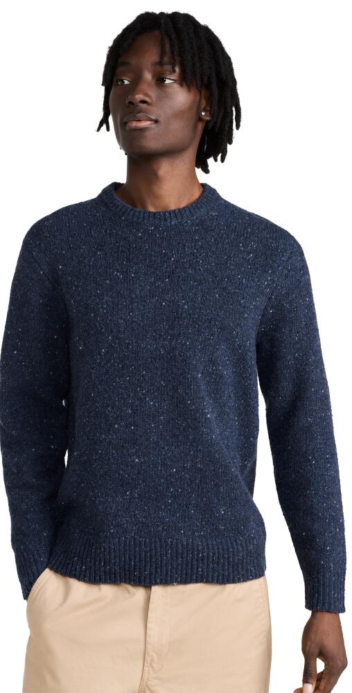 Alex Mill Donegal Crew Neck Sweater Navy Cover