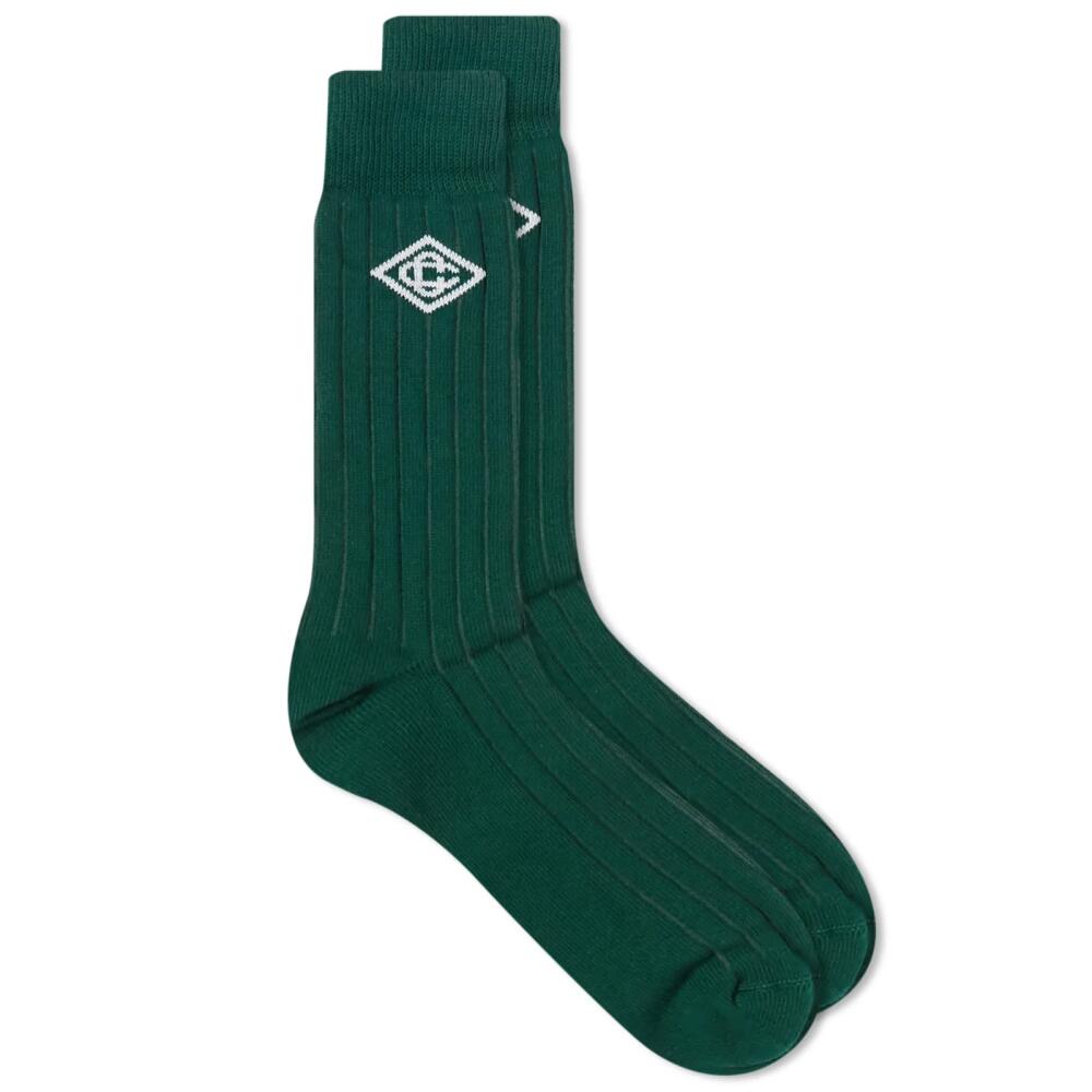 Casablanca Men's Dress Socks in Green Cover