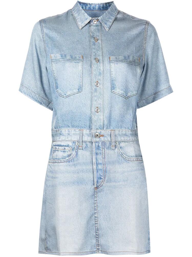 rag & bone short sleeve day dress - Blue Cover