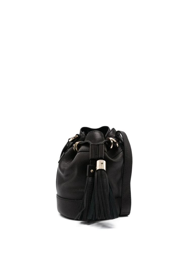 See by Chloé small Vicki leather bucket bag - Black Cover