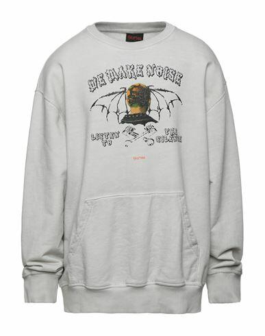 Self Made By Gianfranco Villegas Man Sweatshirt Light grey Cotton Cover