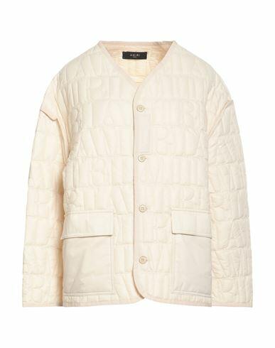 Amiri Woman Jacket Ivory Nylon Cover