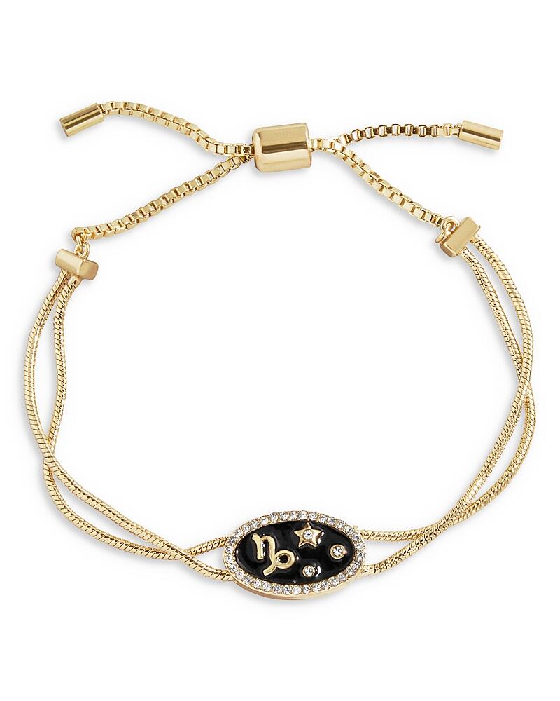 Baublebar Zodiac Pave Sign Charm Slider Bracelet in Gold Tone Cover