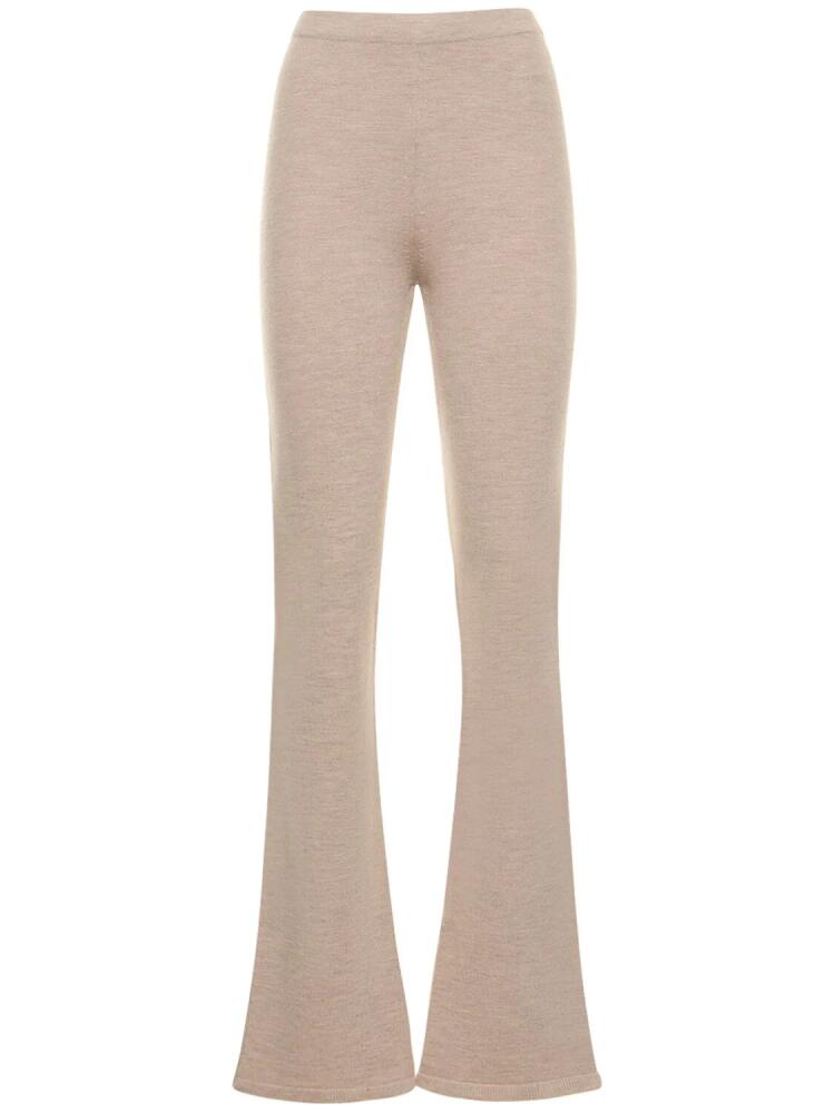 MAGDA BUTRYM Wool Blend Knit Straight Pants Cover