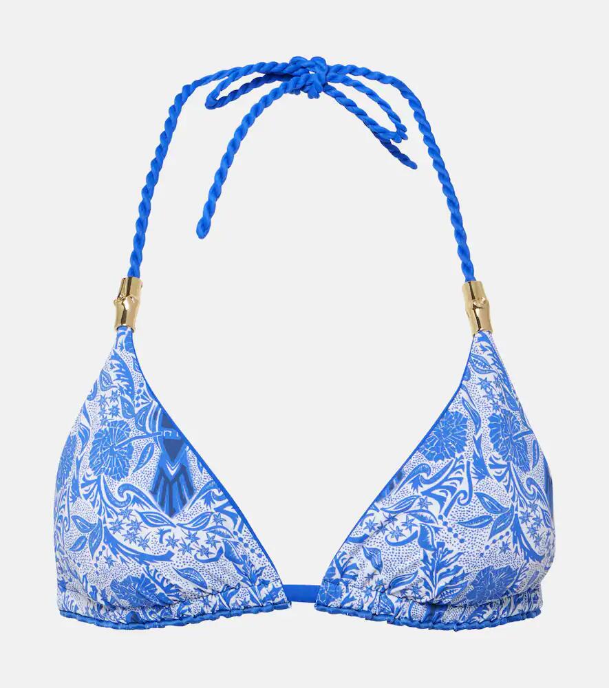 Heidi Klein Lake Como printed bikini top Cover